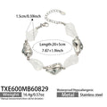 TXE600 – Bracelet / White Resin Steel / 20+5 cm