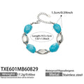 TXE601 – Bracelet / Blue Resin Steel / 19.5+5 cm