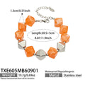 Bracelet / Champagne Resin Steel / 20.5+5 cm