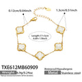 White Clover - Gold Tone / 17+5 cm