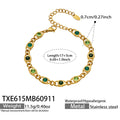 Bracelet / Green / Gold