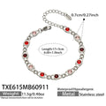 Bracelet / Red / Steel