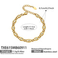 Bracelet / White / Gold