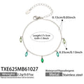 Bracelet / Steel Tone / Green