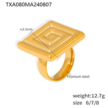 Miduoduo TXF080-TXA080 Ring Gold - Dimension & Weight Specifications