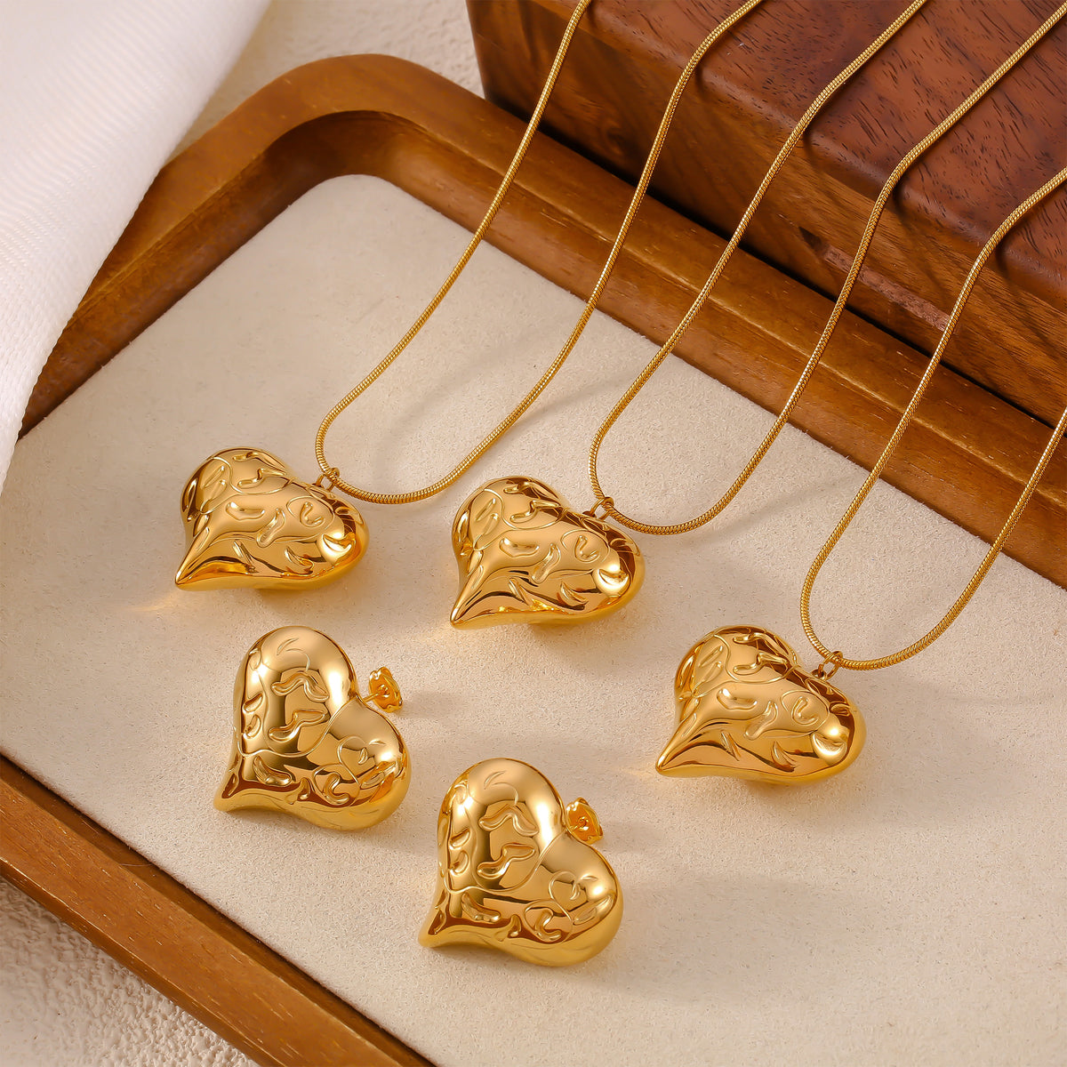 Miduoduo TXP044-TXF044 Earrings - Lifestyle Wearing View 1