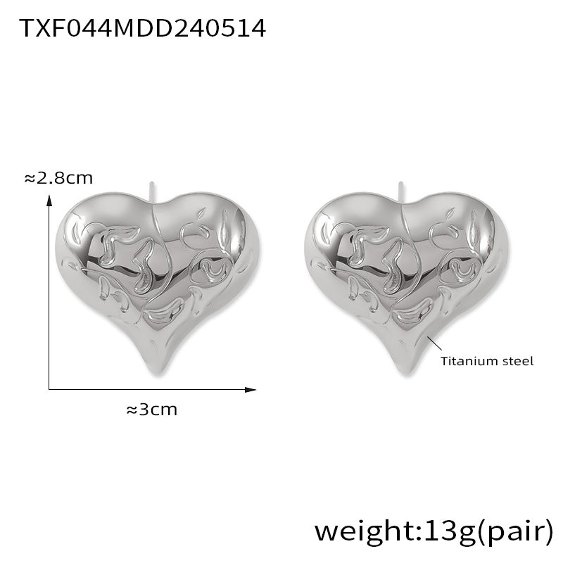 Miduoduo TXP044-TXF044 Earrings Steel - Dimension & Weight Specifications
