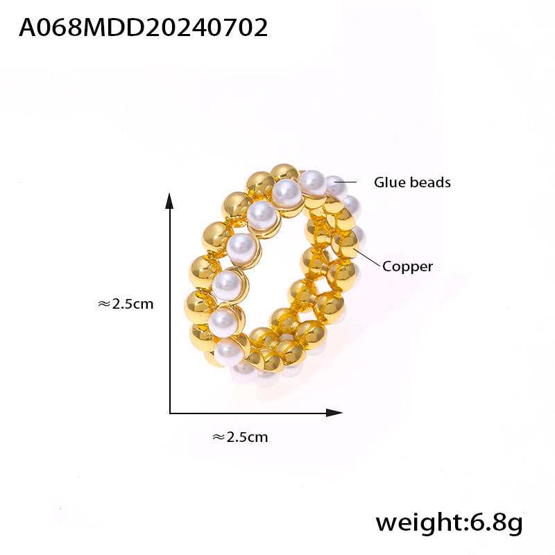 Miduoduo TXP068-TXA068 Ring Gold - Dimension & Weight Specifications