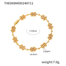 Miduoduo TXP069-TXE069 Bracelet Gold - Dimension & Weight Specifications
