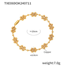 Miduoduo TXP069-TXE069 Bracelet Gold - Dimension & Weight Specifications