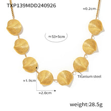 Miduoduo TXP139-TXF139 Necklace Gold - Dimension & Weight Specifications