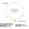 Necklace / Heart / Gold Tone