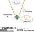 Sky Blue CZ - Gold / Necklaces