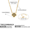 Grey CZ - Gold / Necklaces