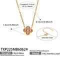 Pink CZ - Gold / Necklaces