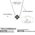 Black Zircon Steel / Necklaces