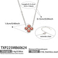 Magenta CZ Steel / Necklaces