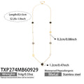 Necklace / Black / 81+5 cm