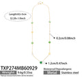 Necklace / Green / 81+5 cm