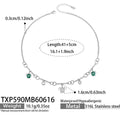Steel Turtle Ocean Charm Necklace 41+5cm (TXP590) / Default
