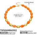Necklace / Champagne Resin Gold / 46.5+5 cm