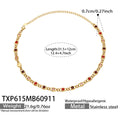Necklace / Red / Gold