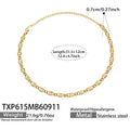 Necklace / White / Gold