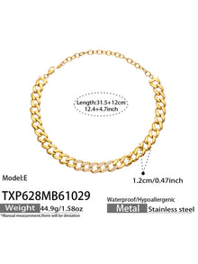 Miduoduo TXP628 Gold 45cm Necklace Dimension & Weight Specs