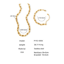 U-link chain necklace and bracelet length and product detail guide
