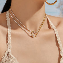 316L Stainless Steel 18K PVD Gold Waterdrop Zircon Necklace & Bracelet made with 316L stainless steel and 18K PVD gold finish for wholesale jewelry buyers - image 10