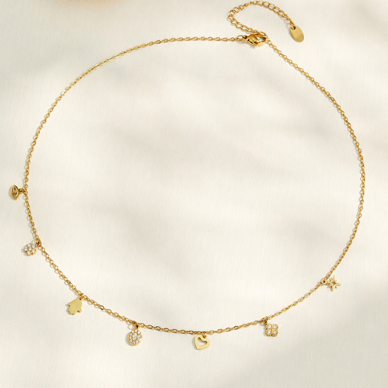 316L Stainless Steel 18K PVD Gold Y-Shaped Pendant Necklace made with 316L stainless steel and 18K PVD gold finish for wholesale jewelry buyers - image 3