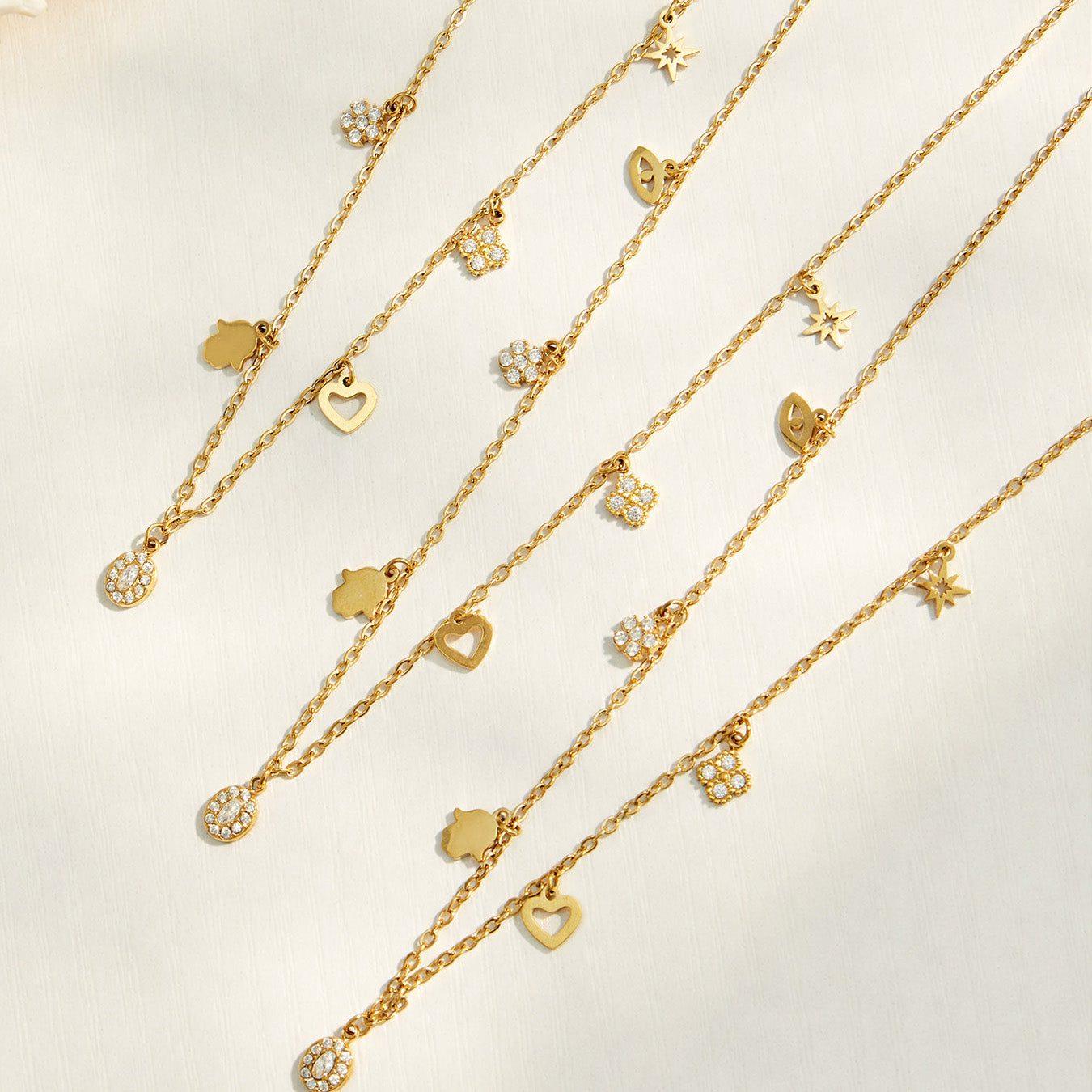 316L Stainless Steel 18K PVD Gold Y-Shaped Pendant Necklace made with 316L stainless steel and 18K PVD gold finish for wholesale jewelry buyers - image 4
