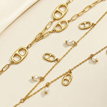 316L Stainless Steel 18K PVD Gold Y-Shaped Pendant Necklace made with 316L stainless steel and 18K PVD gold finish for wholesale jewelry buyers - image 7