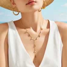 316L Stainless Steel 18K PVD Gold Y-Shaped Pendant Necklace made with 316L stainless steel and 18K PVD gold finish for wholesale jewelry buyers - image 9