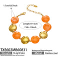 TXE602 – Bracelet / Yellow Resin Gold / 19+5 cm