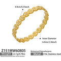 Flower Zircon Gold / Bangle
