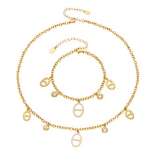 316L Stainless Steel 18K PVD Gold Zircon Bracelet made with 316L stainless steel and 18K PVD gold finish for wholesale jewelry buyers - image 12