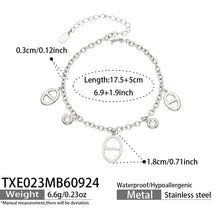 316L Stainless Steel 18K PVD Gold Zircon Bracelet made with 316L stainless steel and 18K PVD gold finish for wholesale jewelry buyers - image 15