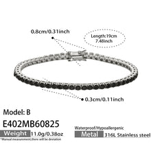 316L Stainless Steel 18K PVD Gold Zircon Bracelet made with 316L stainless steel and 18K PVD gold finish for wholesale jewelry buyers - image 13
