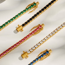316L Stainless Steel 18K PVD Gold Zircon Bracelet made with 316L stainless steel and 18K PVD gold finish for wholesale jewelry buyers - image 20