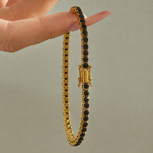 316L Stainless Steel 18K PVD Gold Zircon Bracelet made with 316L stainless steel and 18K PVD gold finish for wholesale jewelry buyers - image 25