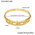 Z521- Gold Zircon Bracelet
