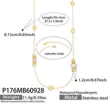 Zircon Droplet Necklace Set - Gold