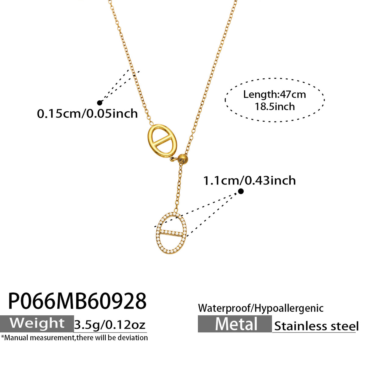 Elegant display of Zircon Droplet Necklace Set