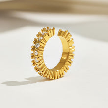 316L Stainless Steel 18K PVD Gold Zircon Ear Clip made with 316L stainless steel and 18K PVD gold finish for wholesale jewelry buyers - image 11