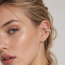 316L Stainless Steel 18K PVD Gold Zircon Ear Clip made with 316L stainless steel and 18K PVD gold finish for wholesale jewelry buyers - image 5
