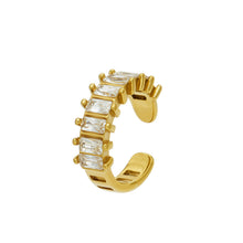 316L Stainless Steel 18K PVD Gold Zircon Ear Clip made with 316L stainless steel and 18K PVD gold finish for wholesale jewelry buyers - image 5