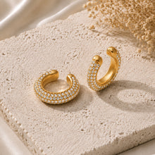 316L Stainless Steel 18K PVD Gold Zircon Ear Clip made with 316L stainless steel and 18K PVD gold finish for wholesale jewelry buyers - image 9