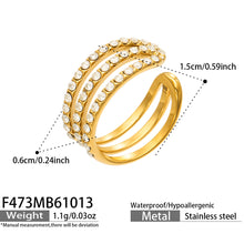316L Stainless Steel 18K PVD Gold Zircon Ear Clip made with 316L stainless steel and 18K PVD gold finish for wholesale jewelry buyers - image 11