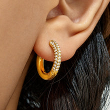 316L Stainless Steel 18K PVD Gold Zircon Earrings made with 316L stainless steel and 18K PVD gold finish for wholesale jewelry buyers - image 18
